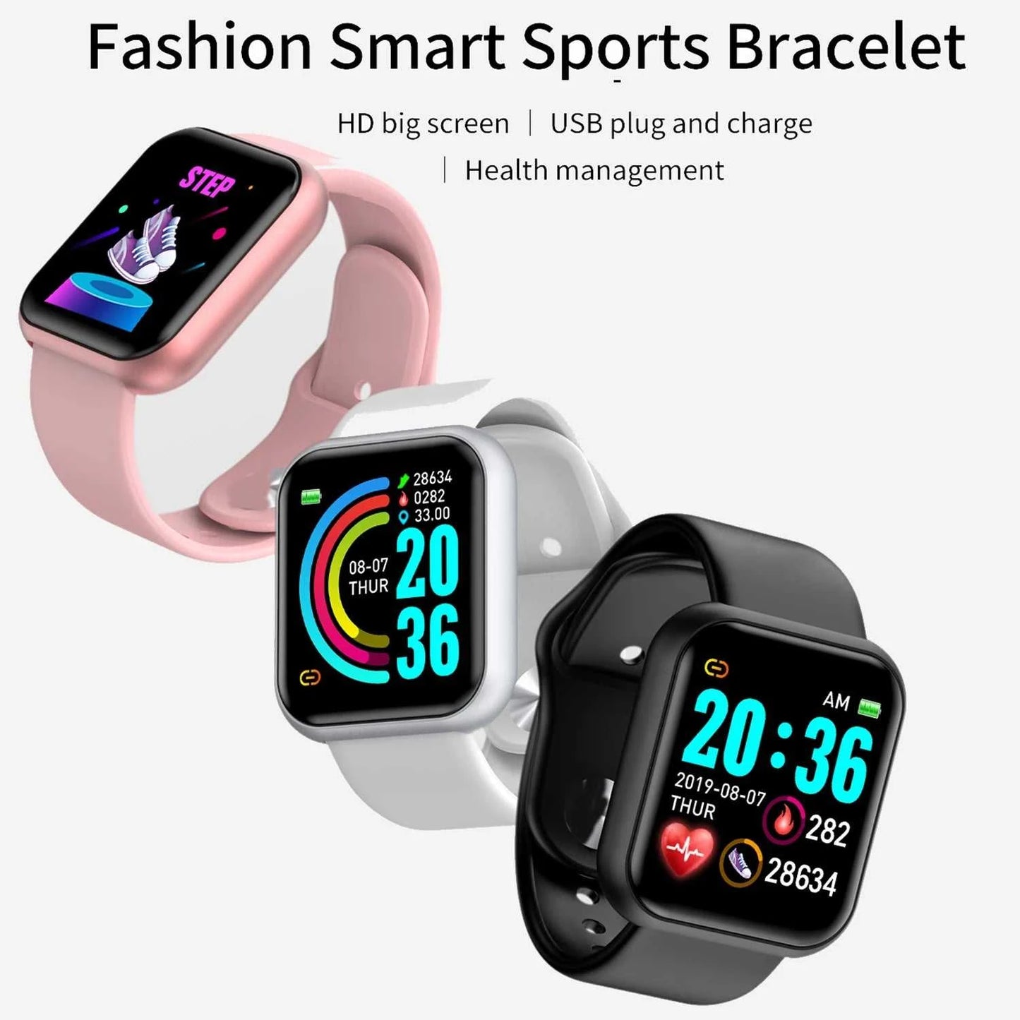 Smart Watch For Women Men Wristwatch Bluetooth Connected Phone Player Music Fitness Sport Bracelet Sleep Monitor Digital Watches Éditions Traditions & Modernité Inc. 186727366;20260628;1782690230CkpUo