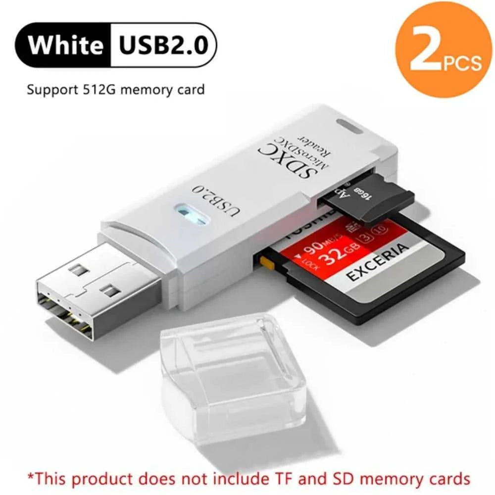 2-in-1 Multi Functional USB 3.0 Card ReaderMiniSD TFMemoryCardReaderUSBFlashDrive CardreaderAdapter For PCLaptops Accessories Éditions Traditions & Modernité Inc. 185980795;20260611;1781193688p9dYG