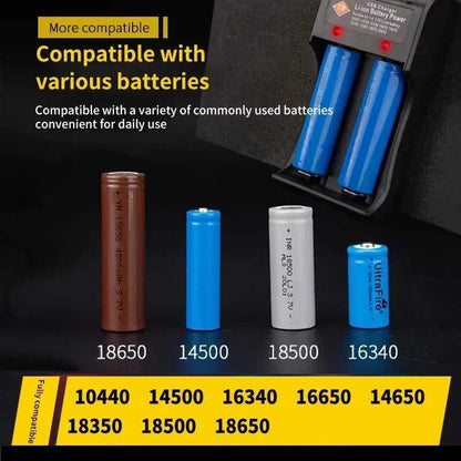18650 Battery Charger 1/2/4 Slots Dual 18650 Charging 3.7V Rechargeable Lithium Battery USB Charger For 16340 14500 18650 Éditions Traditions & Modernité Inc. 186728073;20260628;1782691138LM8K2