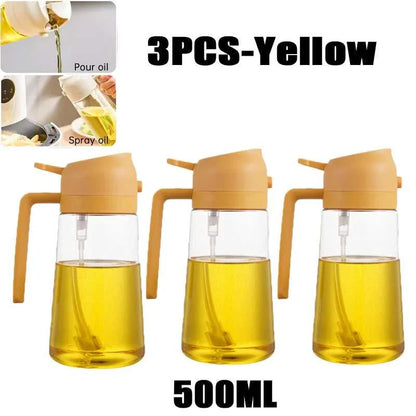 200/300/500ml Oil Spray Bottle BBQ Cooking Olive Oil Sprayer Plastic Baking Oil Spray Empty Bottle Vinegar Bottle Or Oil brush Éditions Traditions & Modernité Inc. 185980650;20260611;1781193656phbKP
