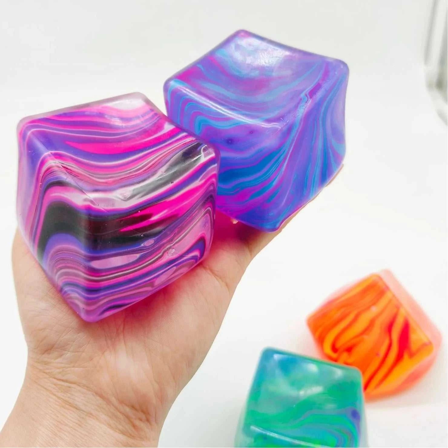Needoh Soft and Glutinous Sensory Stress-relief Toy Cube Filled with Gel Stretchable Ball Soft Ice blind box Slow Rebound Éditions Traditions & Modernité Inc. 185980455;20260611;17811936318zytv