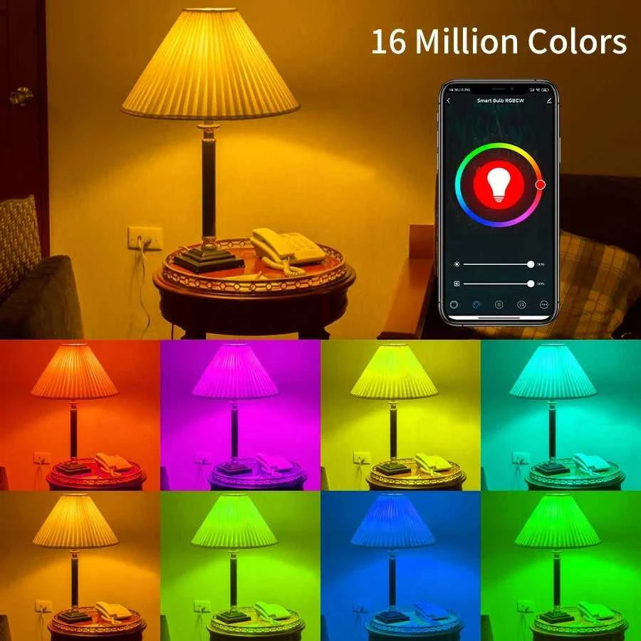 Tuya Smart WiFi LED Light Bulbs 220V 110V 10W 15W 20W E27 Alexa LED Lamp RGB Smart Life APP Google Assisatnt Voice Control Éditions Traditions & Modernité Inc. 185982787;20260611;1781193965AMS5H