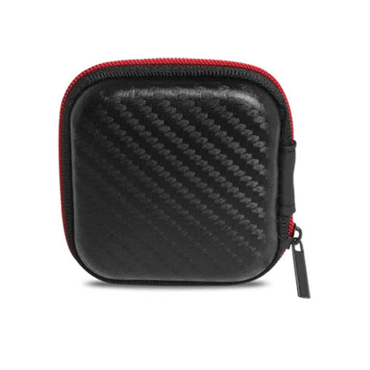 Earphone Storage Bag Square Headset Box Indoor Outdoor Travelling Earphones Storaging Case Accessories with Zipper