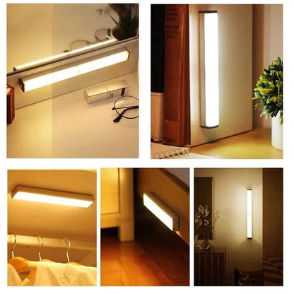 Motion Sensor Light Wireless LED Night Light Type C Rechargeable Light Cabinet Wardrobe Lamp Staircase Backlight For Kitchen LED Éditions Traditions & Modernité Inc. 185980391;20260611;1781193616NwkdW