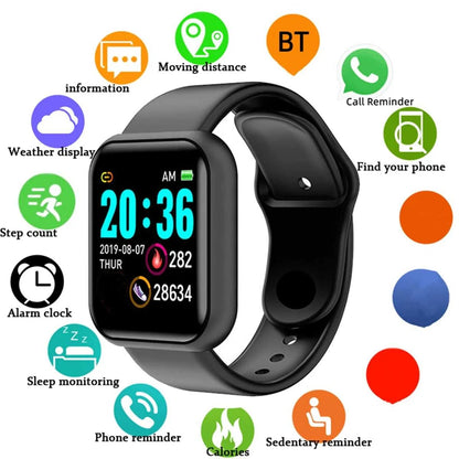 Fitness Activity Tracker Watch with Heart Rate Monitor Éditions Traditions & Modernité Inc. 14:10#116Plus Red
