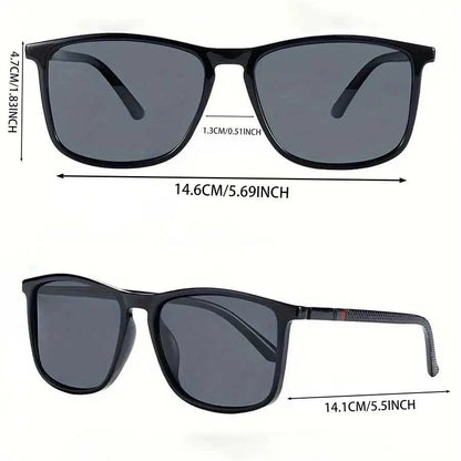 2pcs Luxury Square Vintage Cycling Sunglasses Men Women Fashion Travel Driving Fishing Sun Glasses Male Eyewear UV400