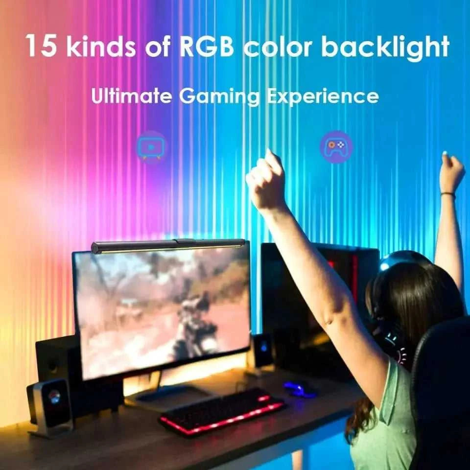 Eye Care Monitor Light Bar with RGB Gaming Lighting