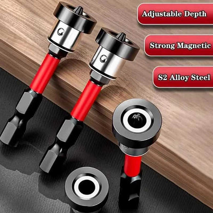 Magnetic Positioning Screwdriver Bits S2 Drywall Screw for Plasterboard Gypsum Board Locating Bit Batch Head Drilling Tools Éditions Traditions & Modernité Inc. 186226155;20260617;17817066258pNxc