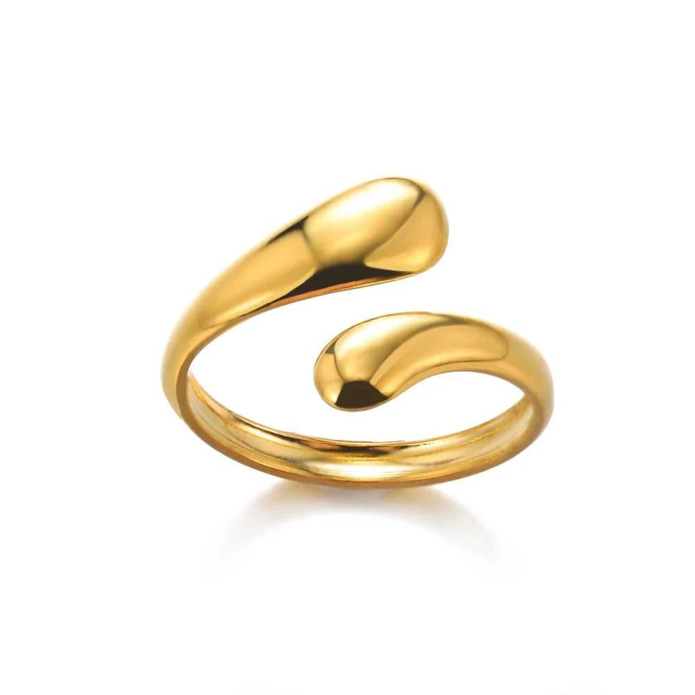 316L Stainless Steel Rings for Women Gold Color Never Fade Luxury Classic rings wedding couple rings Jewelry Free Shipping Éditions Traditions & Modernité Inc. 186727648;20260628;17826904053M55t