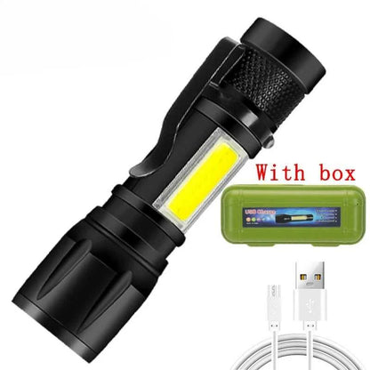 2000LM Ultra Bright P50 LED Flashlight Tactical EDC Emergency Spotlight Telescopic ZoomHandheld Torch w/ 14500/18650 Battery Éditions Traditions & Modernité Inc. 185981121;20260611;1781193803lXmvy