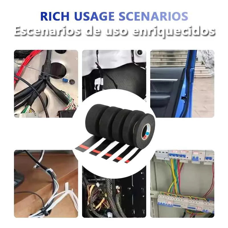 iLMH High Temperature Wire Harness Cloth Tape Automotive Cable Loom Heatproof Fabric Adhesive Tape, Engine Electrical Insulation Éditions Traditions & Modernité Inc. 186225901;20260617;1781706183ecni7