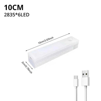 Night Lights Wireless LED Motion Sensor Lamp USB Rechargeable Magnetic For Wardrobe Room Closet Kitchen Aisle Tube Detector Bulb Éditions Traditions & Modernité Inc. 185982599;20260611;1781193924LbIbh