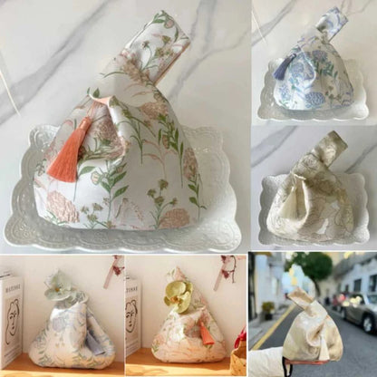 Flower Pendant Lunch Bag Cosmetic Bag New Chinese Style Handbag Tassel Knot Wrist Bag Small Item Pouch Cheongsam Accessories Éditions Traditions & Modernité Inc. 186642742;20260626;1782517653jsOJL