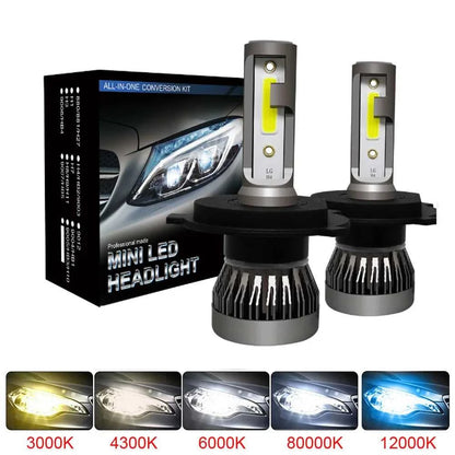 2Pcs LED H4 H7 Car Headlight H1 LED Bulb H8 H11 9005 HB3 9006 HB4 9004 HB1 H3 HB5 H13 Led Lights 20000LM Turbo lampada 12V Éditions Traditions & Modernité Inc. 185980416;20260611;1781193626pDxTm