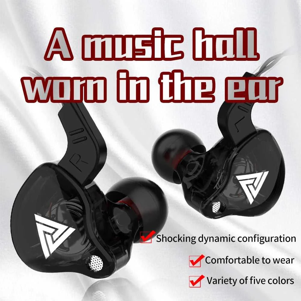 Original QKZ AK6 In Ear Earphone 6 Dynamic Driver Unit Headphone With Mic Stereo Sports HIFI Subwoofer Headset Monitor Earbuds Éditions Traditions & Modernité Inc. 185980332;20260611;1781193593bn6uN