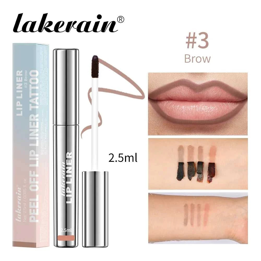 Waterproof Lip Liner Peel Off Tattoo Lipgloss Waterproof Long Lasting Matte Lip Tint Brown Contour Tear-off Lips Stain Cosmetic Éditions Traditions & Modernité Inc. 185982941;20260611;1781194007hb8VK