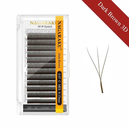 NAGARAKU Automatic Flowering W Shape Bloom 3D 4D 5D 6D 7D 8D Premade Fans Speed Eyelash Extensions Natural Soft Light Full Dense Éditions Traditions & Modernité Inc. 185979603;20260611;1781193416FDE8X