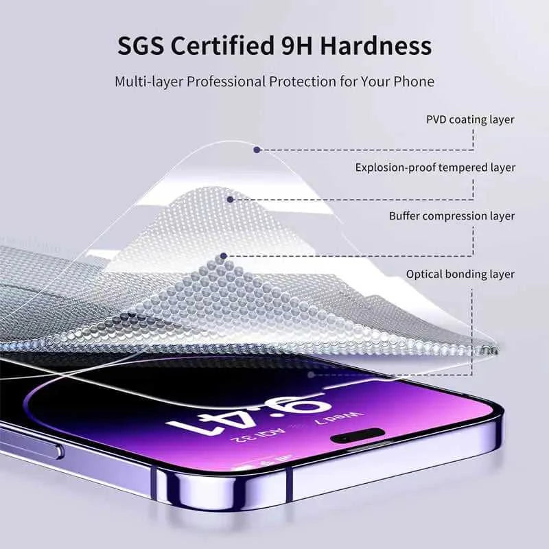 Tempered Glass for iPhone 14 Pro 15 16 17 13 12 11 pro max screen protector for iphone 15 pro mica for iphone 13 14 pro glass Éditions Traditions & Modernité Inc. 185980603;20260611;1781193646SLVcQ