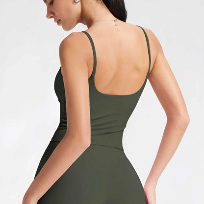 NCLAGEN GYM Tank Top With Built In Bra women's Yoga clothing running Square Neck fitness vest beautiful back sports Workout Éditions Traditions & Modernité Inc. 186642574;20260626;1782517547ZAGL9