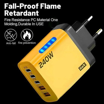 5-in-1 Fast Charging Station Power All Devices Faster Éditions Traditions & Modernité Inc. 14:1052#0.25M 10A Cable