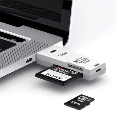 2 in 1 USB 3.0 Card Reader Micro TF sd card Reader usb adapter High Speed Cardreader TF Memory card For PC Laptop Accessories Éditions Traditions & Modernité Inc. 186083297;20260613;1781386282ovUjK