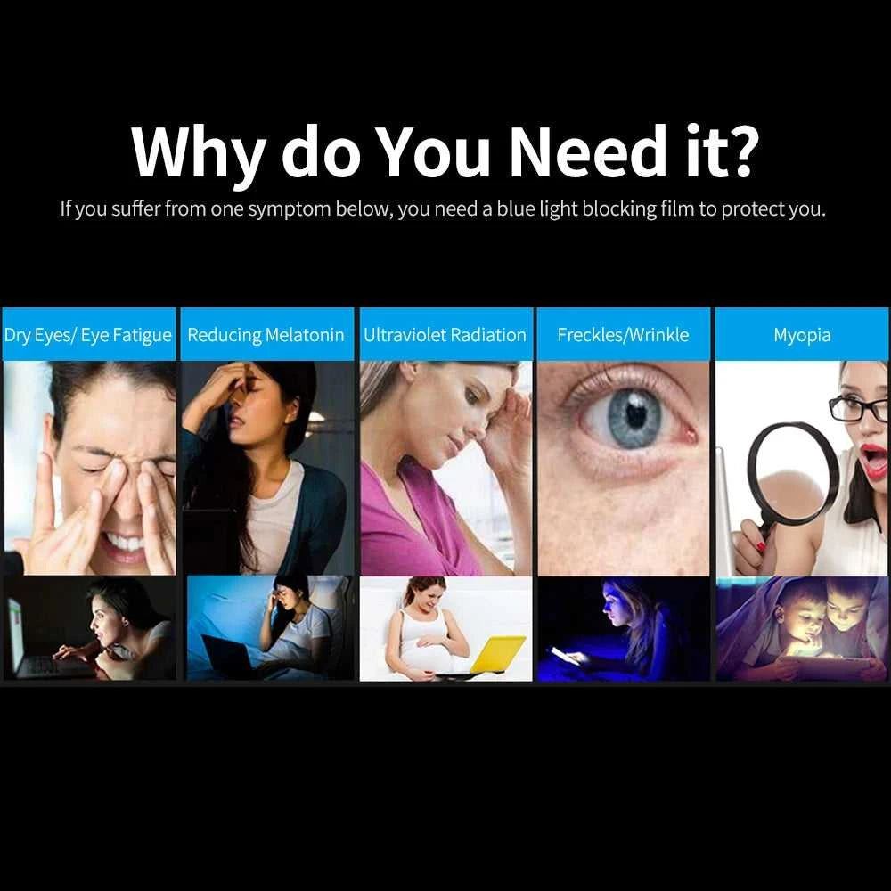 Blue Light Blocking Screen Protector for Laptops and Monitors Protecteurs d'écrans Éditions Traditions & Modernité Inc. 14:496#2023 Air M2 15 A2941