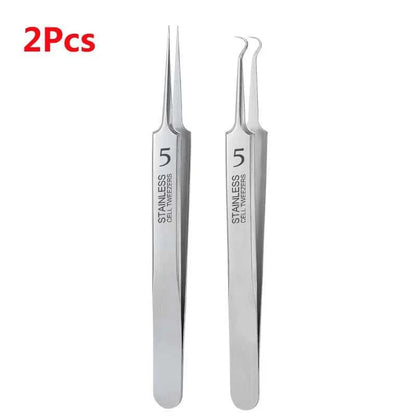 German Ultra-fine No. 5 Cell Pimples Blackhead Clip Tweezers Beauty Salon Special Scraping & Closing Artifact Acne Needle Tool Éditions Traditions & Modernité Inc. 185982243;20260611;1781193866hDPRG