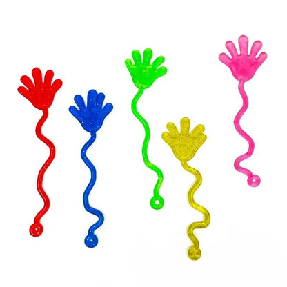 5-20 Pcs Funny Glitter Sticky Hands toy Palm Elastic Sticky Squishy Slap Palm Toy Novelty Gift Party Favors supplies Éditions Traditions & Modernité Inc. 185981100;20260611;1781193782EY3nE