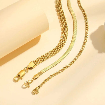 Waterproof Stainless Steel Chain Bracelets For Women , Gold Plated Fashion Stackable Link Bracelet Gifts Éditions Traditions & Modernité Inc. 186728019;20260628;1782690788FoP8H