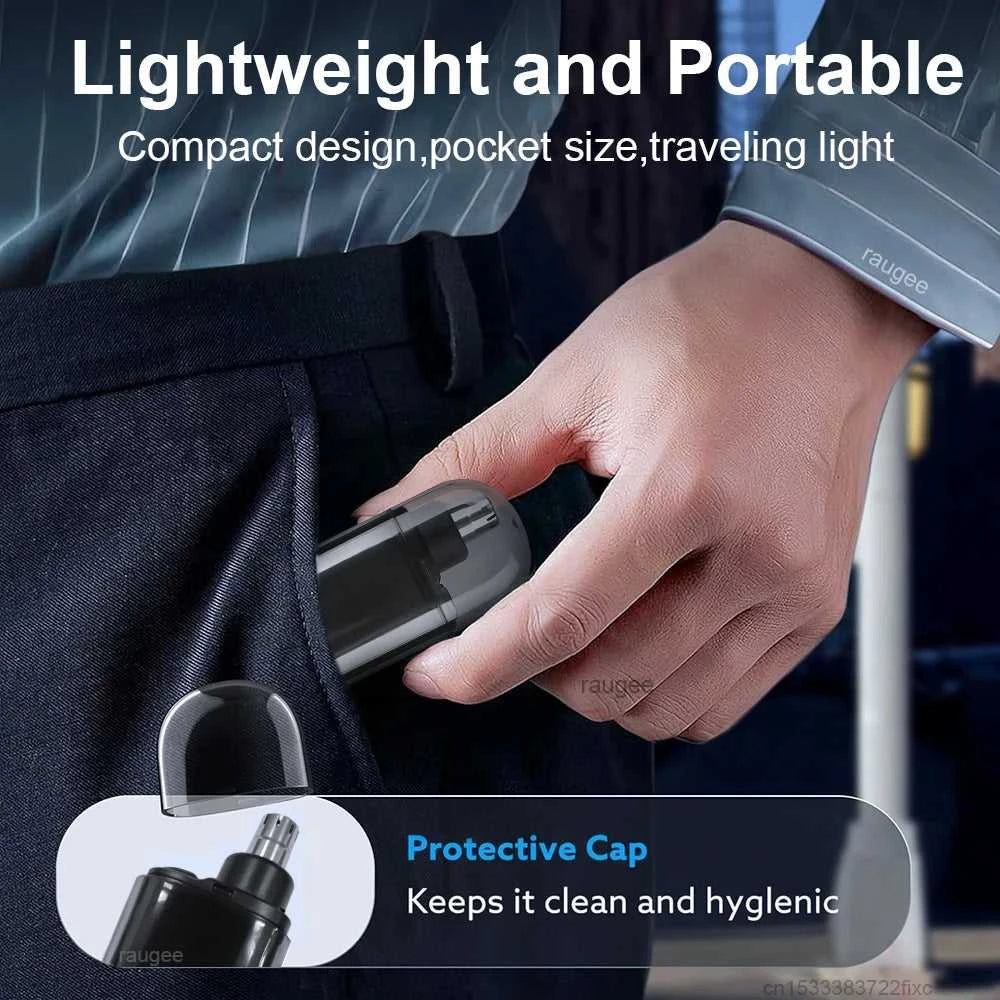 Nose Hair Trimmer Rechargeable Electric Nose Hair Remover Men Eyebrow Hair Shaving Razor Mini Pocket Portable Nose Hair Clipper Éditions Traditions & Modernité Inc. 186225899;20260617;1781706160iR6FM