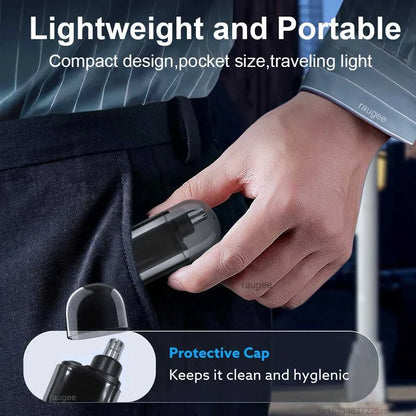Nose Hair Trimmer Rechargeable Electric Nose Hair Remover Men Eyebrow Hair Shaving Razor Mini Pocket Portable Nose Hair Clipper Éditions Traditions & Modernité Inc. 186225899;20260617;1781706160iR6FM