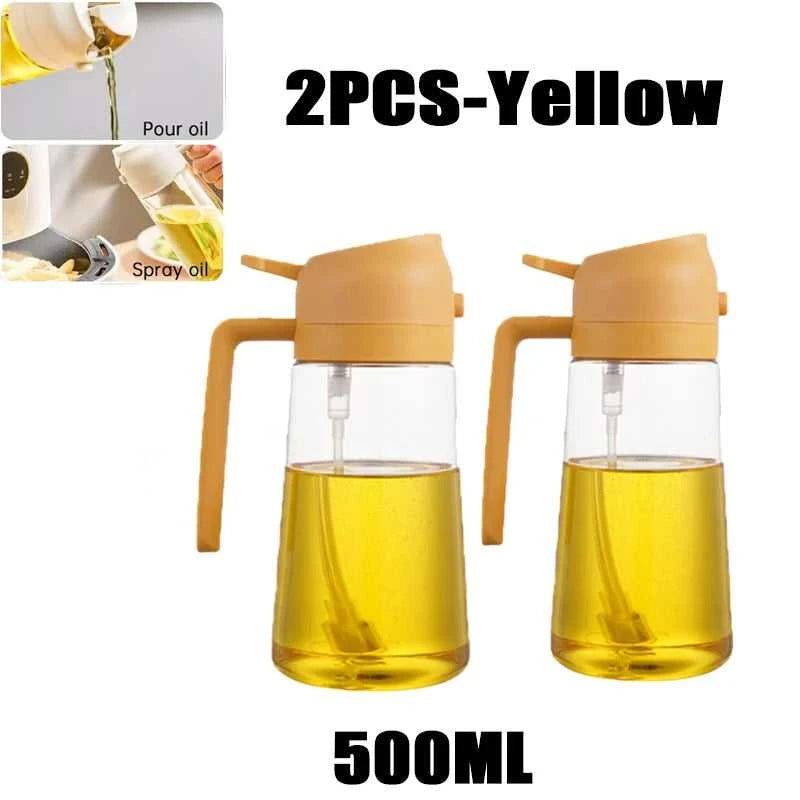 200/300/500ml Oil Spray Bottle BBQ Cooking Olive Oil Sprayer Plastic Baking Oil Spray Empty Bottle Vinegar Bottle Or Oil brush Éditions Traditions & Modernité Inc. 185980650;20260611;1781193656phbKP