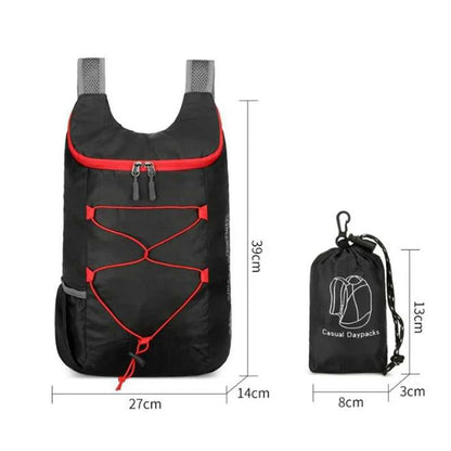 Multifunctional Outdoor Folding Backpack High Density Lightweight Waterproof Nylon Fabric Sports Bag for Camping Hiking Travel Éditions Traditions & Modernité Inc. 185980828;20260611;1781193688gAj2s