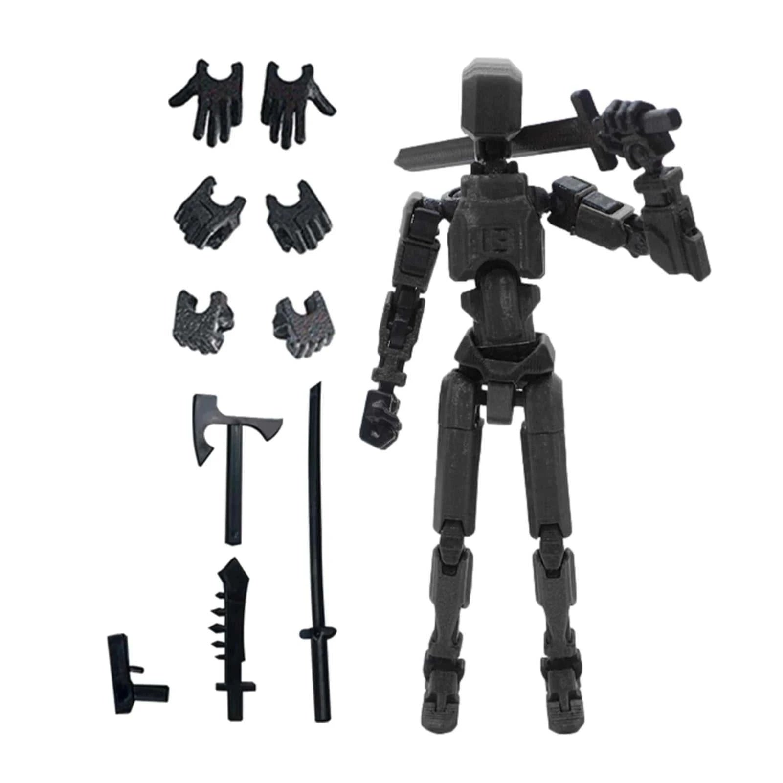 1PCS 13 Joints Figure Articulate Movable Dummy Doll Diy Assembly Toy 3D Printed Action Figure Stop Motion Animation Dummy Éditions Traditions & Modernité Inc. 185980448;20260611;17811936277sbOD