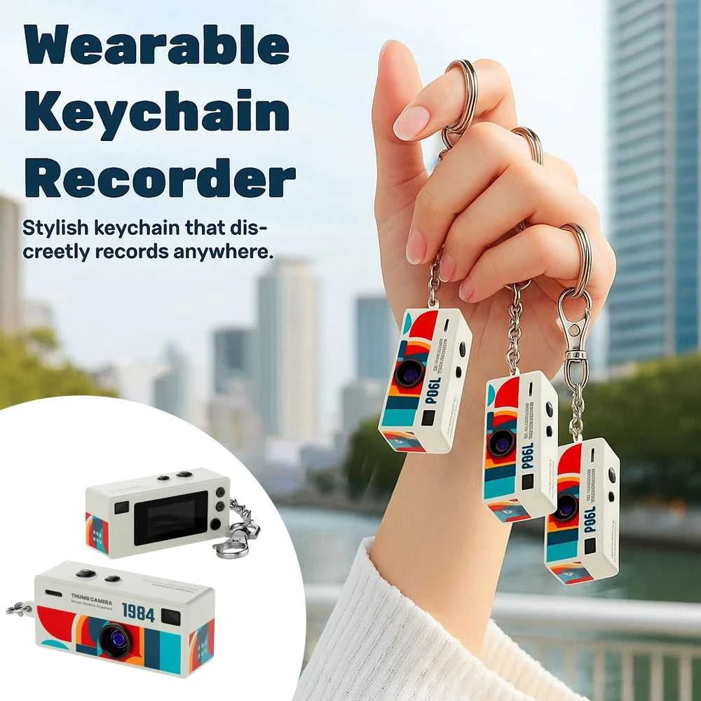 Magecam Digital Camera 0.96 Inch Keychain Camera Retro Support Memory Card 1080P Very Small Camcorder Video Recorder with Flash Éditions Traditions & Modernité Inc. 185982193;20260611;1781193861LbaU4