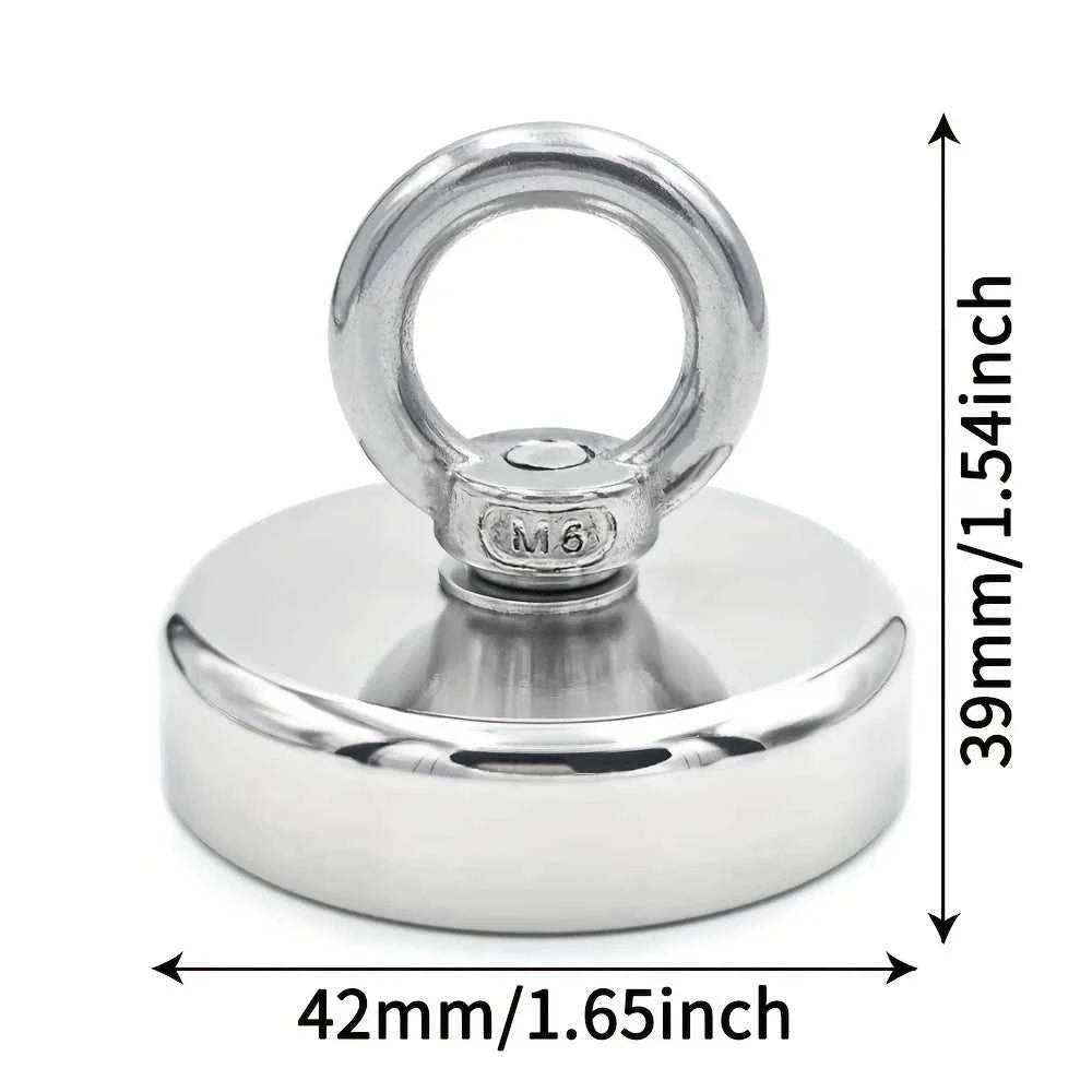 D16~D42mm Super Strong Neodymium Fishing Hook N52 Heavy Duty Rare Earth Neodymium with Countersunk Hole Eyebolt Salvage Magnetic Éditions Traditions & Modernité Inc. 185980362;20260611;1781193602tp9J4