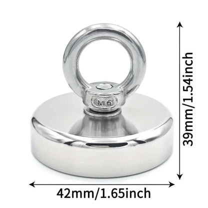 D16~D42mm Super Strong Neodymium Fishing Hook N52 Heavy Duty Rare Earth Neodymium with Countersunk Hole Eyebolt Salvage Magnetic Éditions Traditions & Modernité Inc. 186083959;20260613;1781386369yZ0Yi