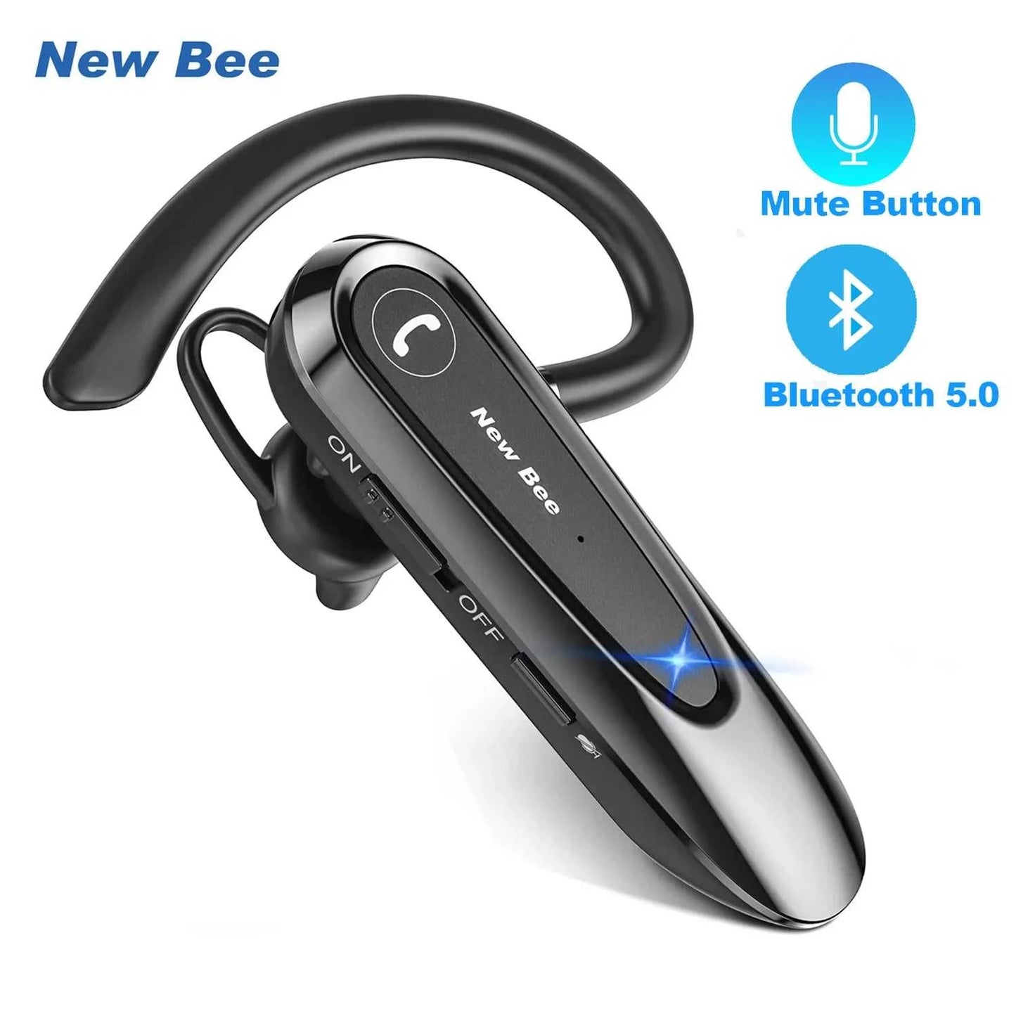 Dual Mic Bluetooth Earphones