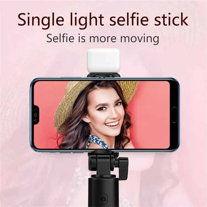 Portable Bluetooth Selfie Stick Tripod Holder with Remote Shutter Fill Light Extendable Wireless Remote Retractable Phone Stand Éditions Traditions & Modernité Inc. 185980761;20260611;1781193677MO1IM