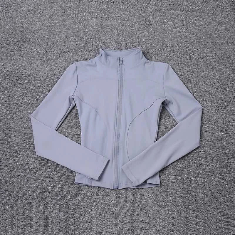 Women Sport Jacket Long Sleeve Shirt Workout Coat Gym Training Clothing Yoga Sportswear Éditions Traditions & Modernité Inc. 185982250;20260611;17811938662qotb