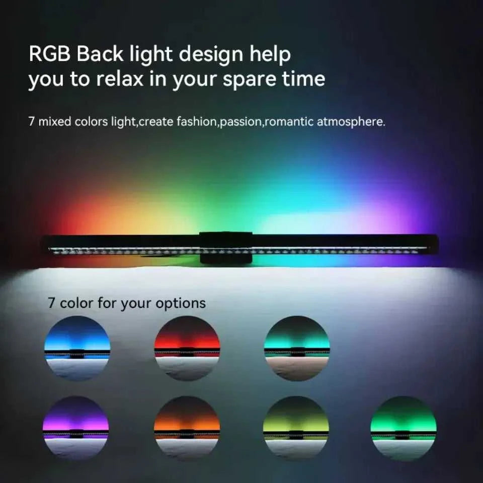 Eye Care Monitor Light Bar with RGB Gaming Lighting