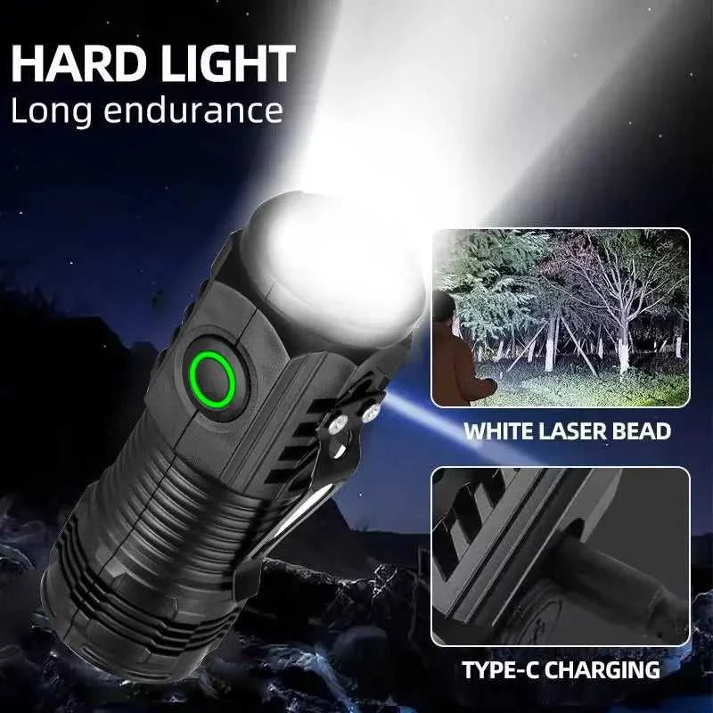 New Ultra Powerful Flashlight 3 Core LED Mini Tactical Flashlight Rechargeable High Power LED Torch Metal Pen Clip Hand Lamp Éditions Traditions & Modernité Inc. 185980369;20260611;1781193602Mtjfn