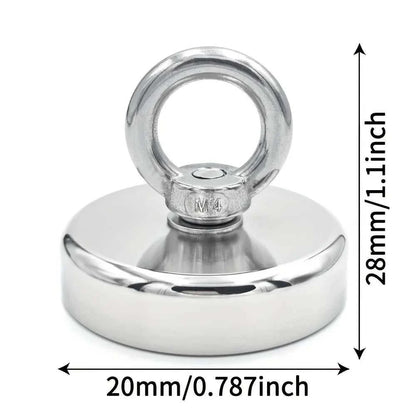 D16~D42mm Super Strong Neodymium Fishing Hook N52 Heavy Duty Rare Earth Neodymium with Countersunk Hole Eyebolt Salvage Magnetic Éditions Traditions & Modernité Inc. 186083959;20260613;1781386369yZ0Yi