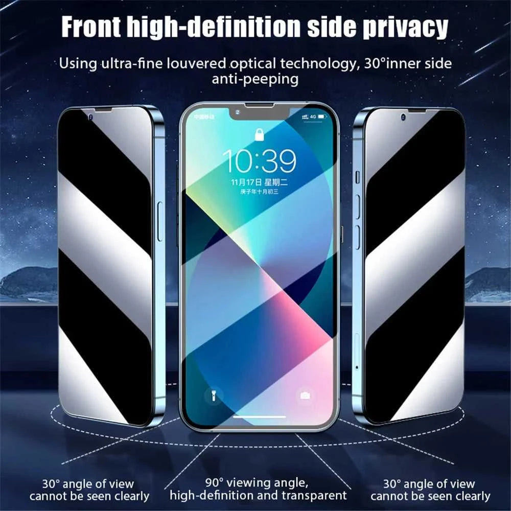 1~3PCS Anti Spy Tempered Glass For iPhone 17 17e 16e 16 15 Pro Max Privacy Screen Protector iPhone 15 14 Plus 13 12 11 Pro Max Antiespia Pelicula de Cristal Templado iPhone 17 Pro Max anti-peeping Protective Film Éditions Traditions & Modernité Inc. 185982692;20260611;1781193946ZLqkt