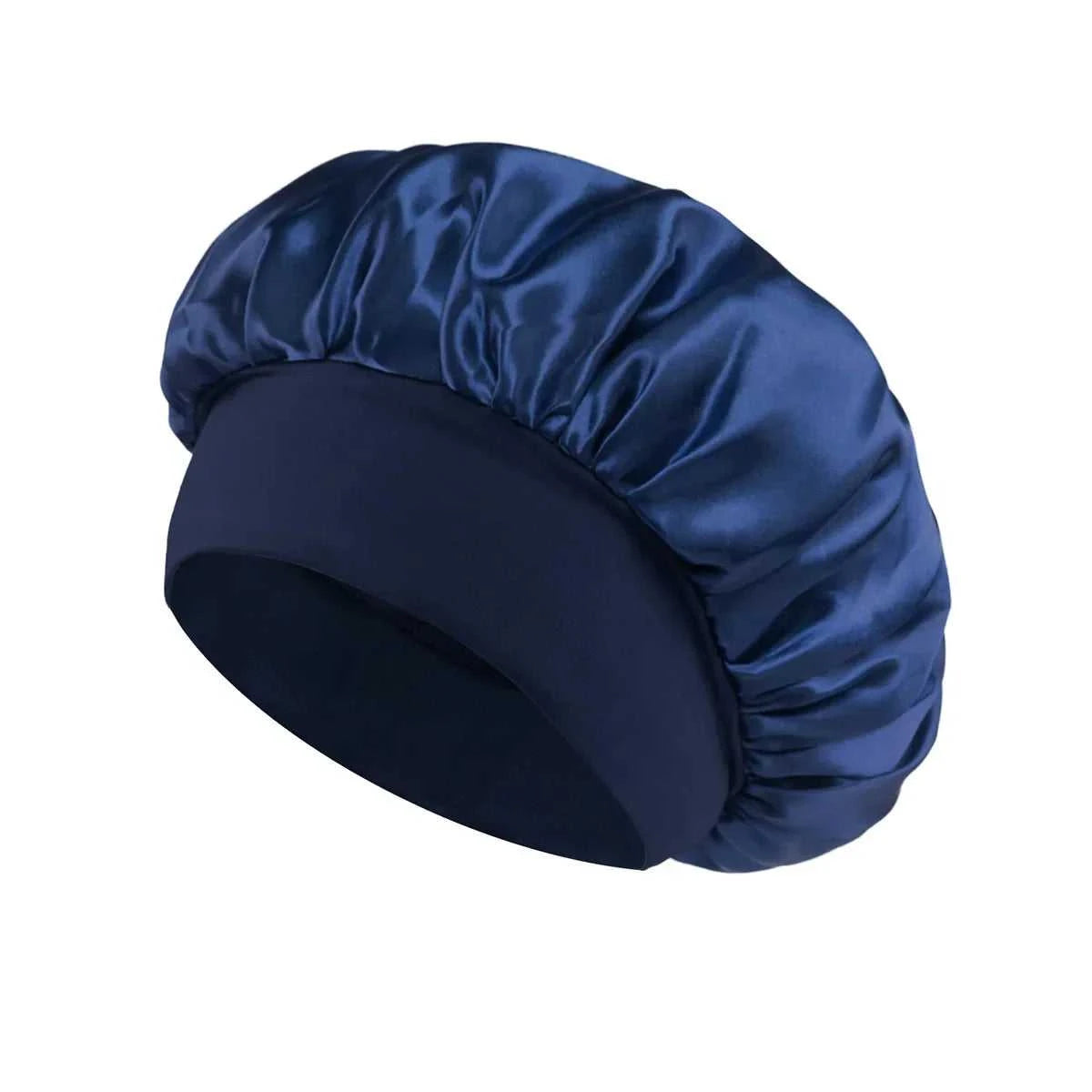 Women Satin Bonnet Hair Bonnet for Sleeping Hair Care Silk Bonnets Solid Wide-brimmed Sleeping Hat with Elastic Soft Band Éditions Traditions & Modernité Inc. 14:771#beige