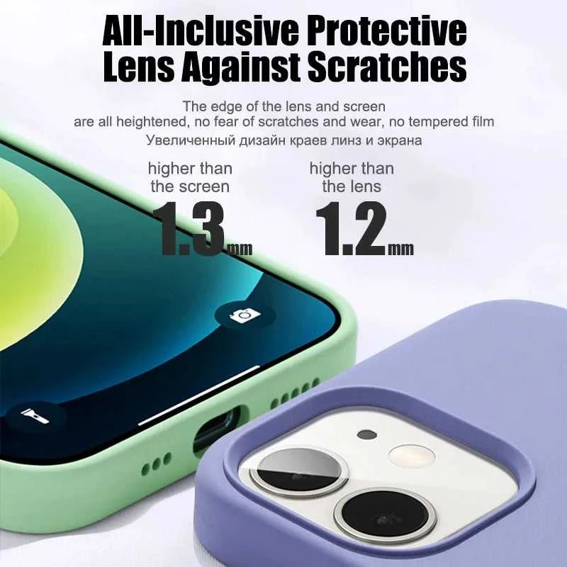 Luxury Shockproof Case For Apple iPhone 11 12 13 14 15 16 17 Pro Max 17 Air Plus Liquid Silicone Cases Cover Phone Accessories Éditions Traditions & Modernité Inc. 185981885;20260611;1781193848shWP0