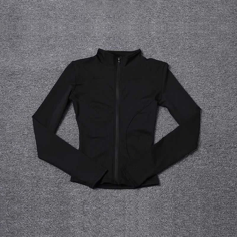 Women Sport Jacket Long Sleeve Shirt Workout Coat Gym Training Clothing Yoga Sportswear Éditions Traditions & Modernité Inc. 185982250;20260611;17811938662qotb