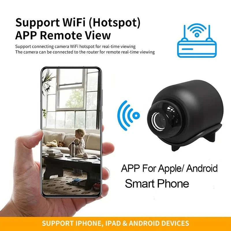 New X5 Mini Camera 1080P Clear Night Vision Lightweight Portable Premium Cams Motion Detection Wireless WiFi Surveillance Camera Éditions Traditions & Modernité Inc. 186082986;20260613;1781386146MkTjj