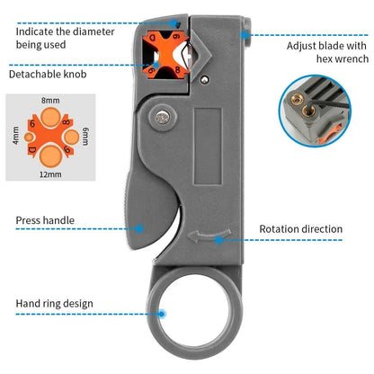 Stripping Pliers Decrustation Wire Cable Tools Stripper Stainless Steel Hexagon Wrench Accessorie Insulated Electrical Straight Éditions Traditions & Modernité Inc. 185980536;20260611;1781193640iadcx
