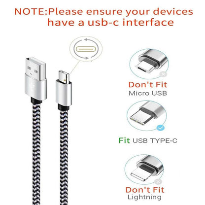 USB Type C Cable 2.4A Fast Charging Battery Charger Wire Woven Nylon Data Cable Mobile Phone Charger For Huawei Samsung USB C Éditions Traditions & Modernité Inc. 185982855;20260611;1781193980kqM41